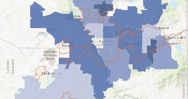Spokane Coronavirus ZIP code map | | khq.com