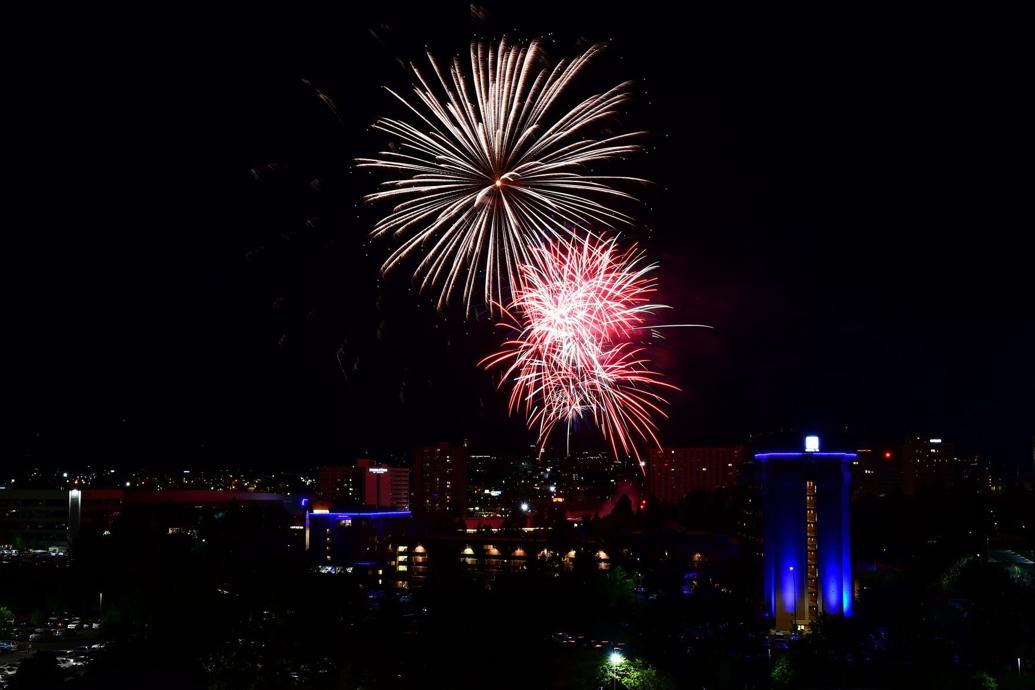 Fireworks Downtown Spokane
