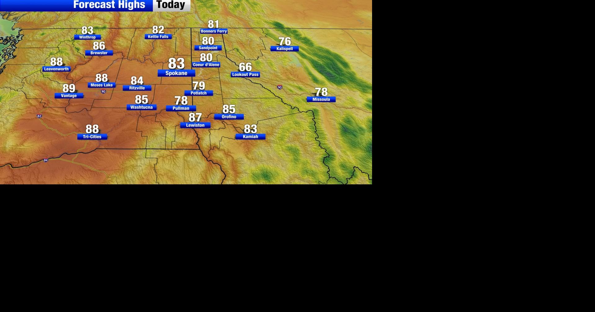 Temperatures climb to the 80s with clear skies and sunshine | Weather ...