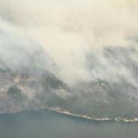 Wolverinet Fire Smoke from Wolverine Fire causing widespread haze as fire grows ...