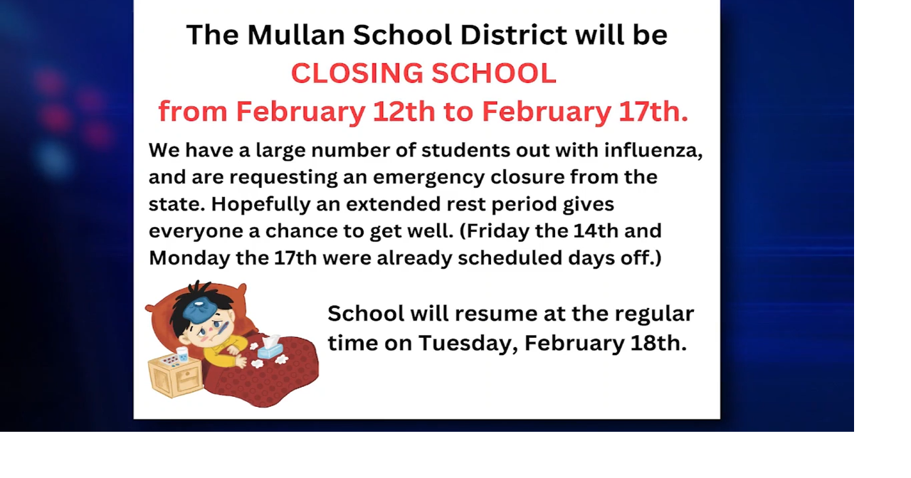 Flu outbreak forces Mullan School District closure Spokane News