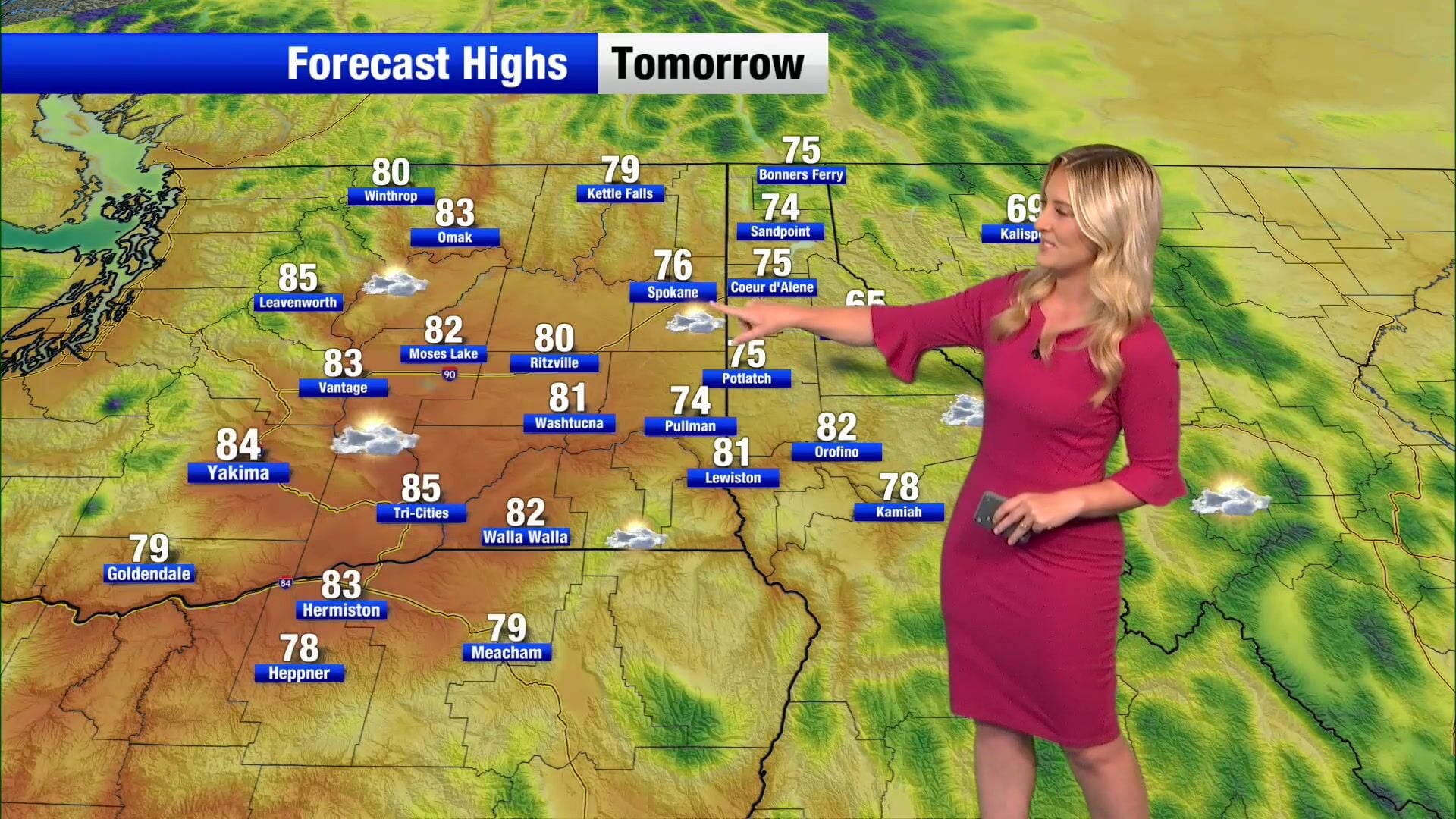 Warm, dry weather through Memorial Day weekend; shower chances and cooler  temps returns Monday