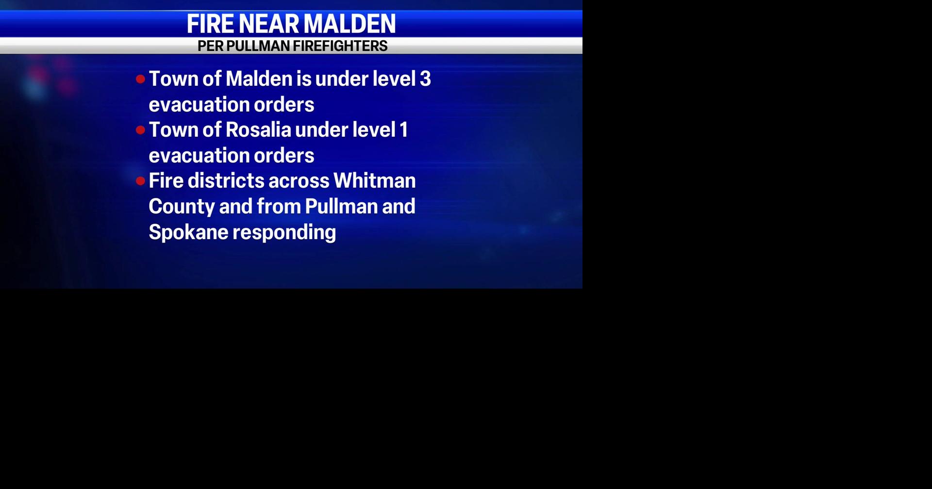 Town of Malden ordered to evacuate due to growing 200-acre Wells Road Fire near John Tye Road Aug 8, 2026 21 mins ago