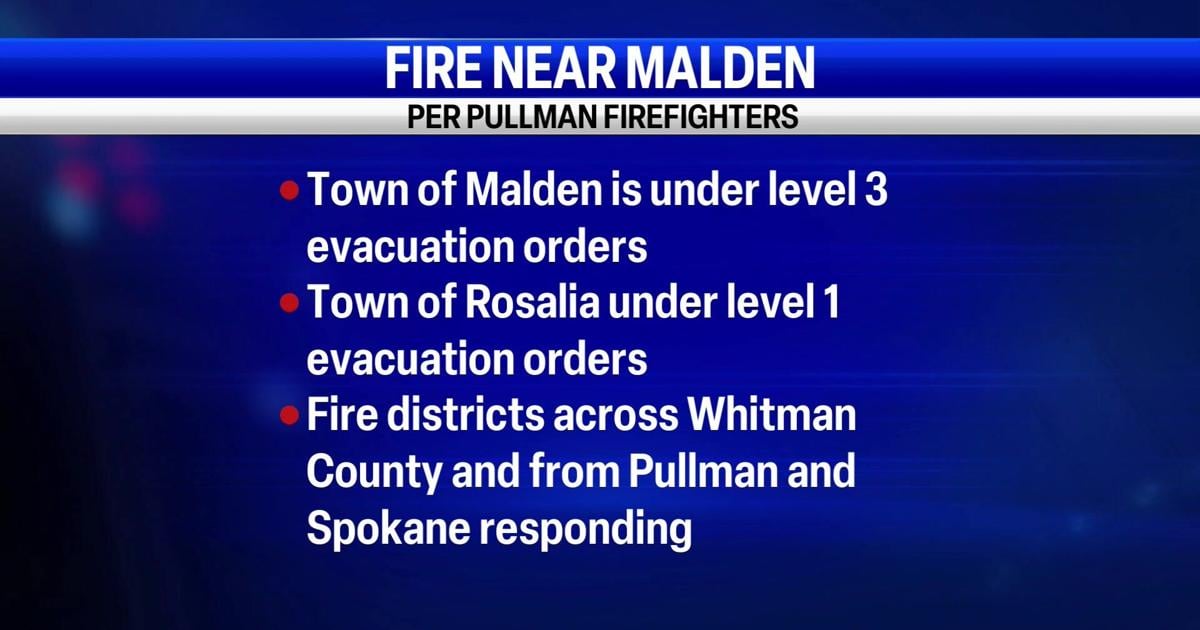 Town of Malden ordered to evacuate due to growing 200-acre Wells Road Fire near John Tye Road Aug 8, 2026 21 mins ago