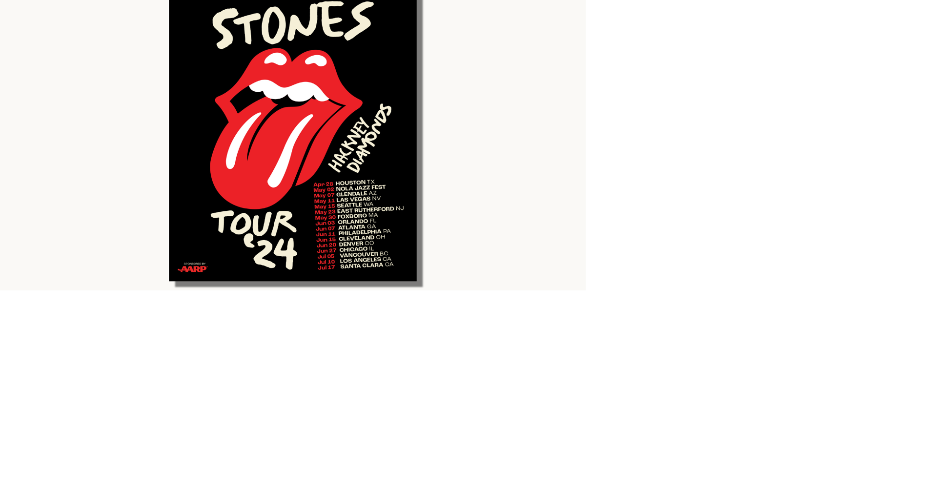 Rolling Stones Announce Hackney Diamonds U.S., Canada Tour for 2024 – The  Hollywood Reporter