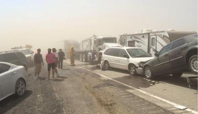 Dust Storm Causes Multiple Collisions On Highway 395 South Of Ritzville News Khq Com