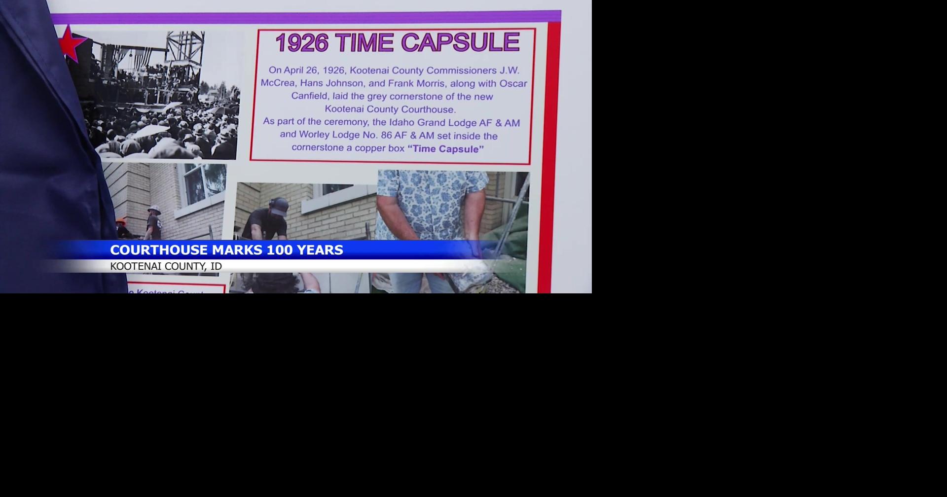 Coeur d'Alene courthouse event opens 100-year-old time capsule Jul 3, 2026 17 mins ago