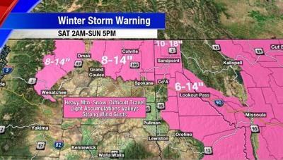 Winter Storm Bringing Big Impacts This Weekend News Khq Com