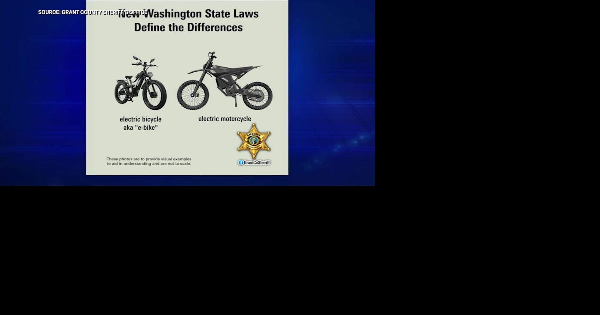 New law changing enforcement for E-Motorcycles in Washington state