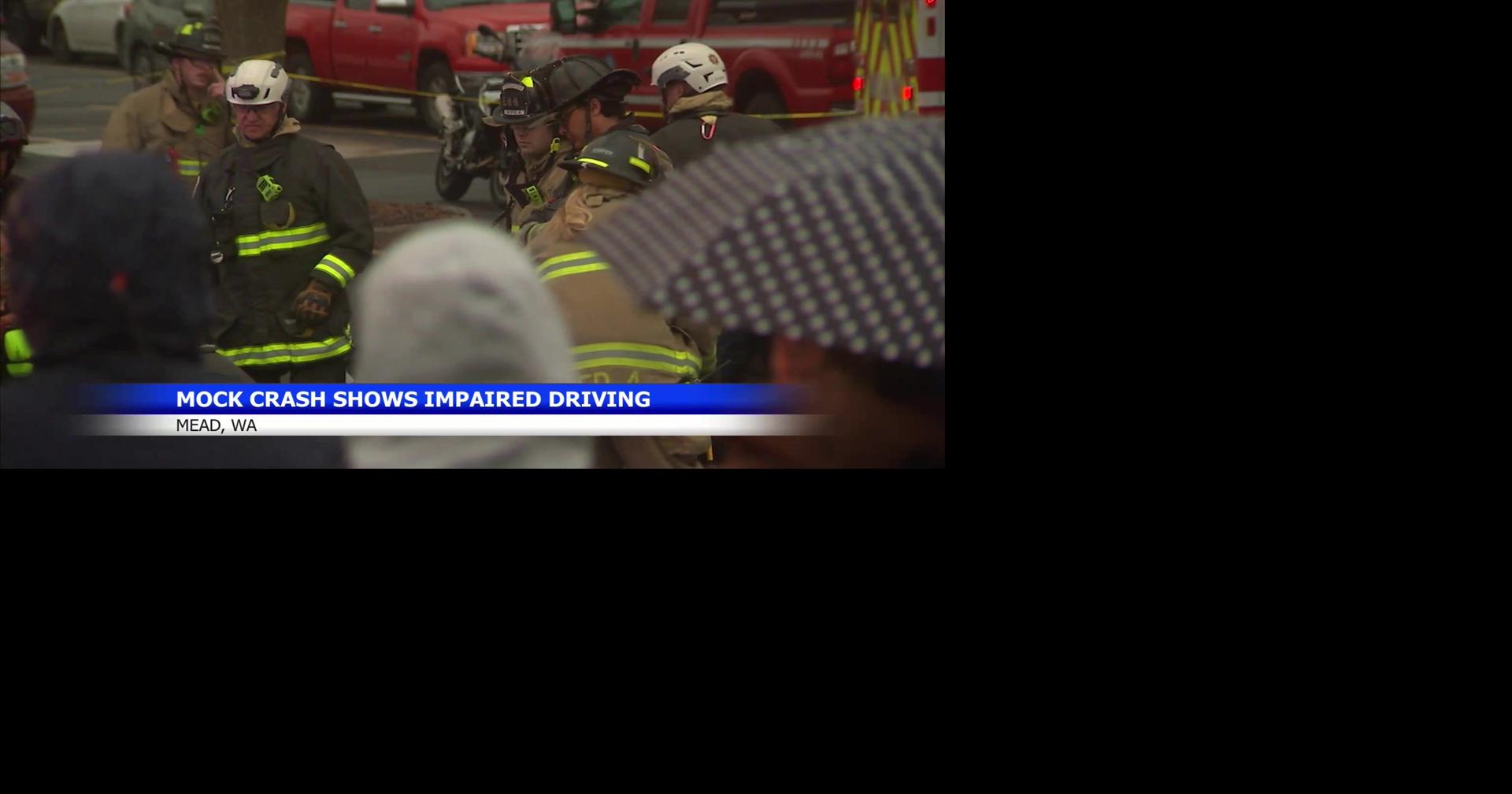 Mt. Spokane mock crash warns students before prom weekend