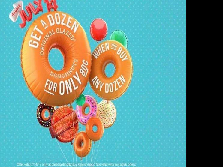 Happy Birthday Krispy Kreme Get A Dozen Doughnuts For 80 Cents News Khq Com