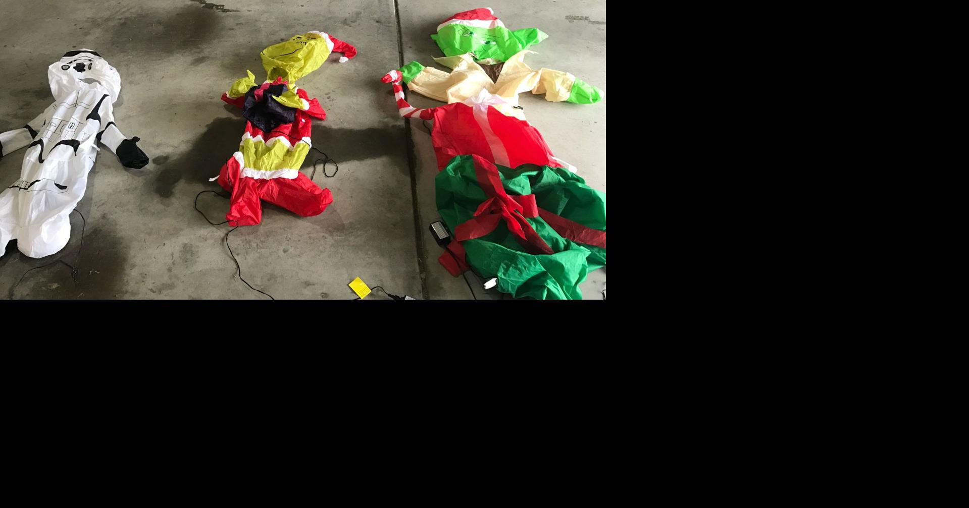 Inflatable Christmas decorations slashed in Liberty Lake neighborhood ...