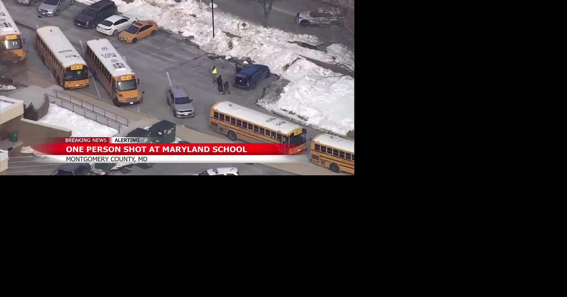 One person shot at Maryland high school, suspect arrested | National ...