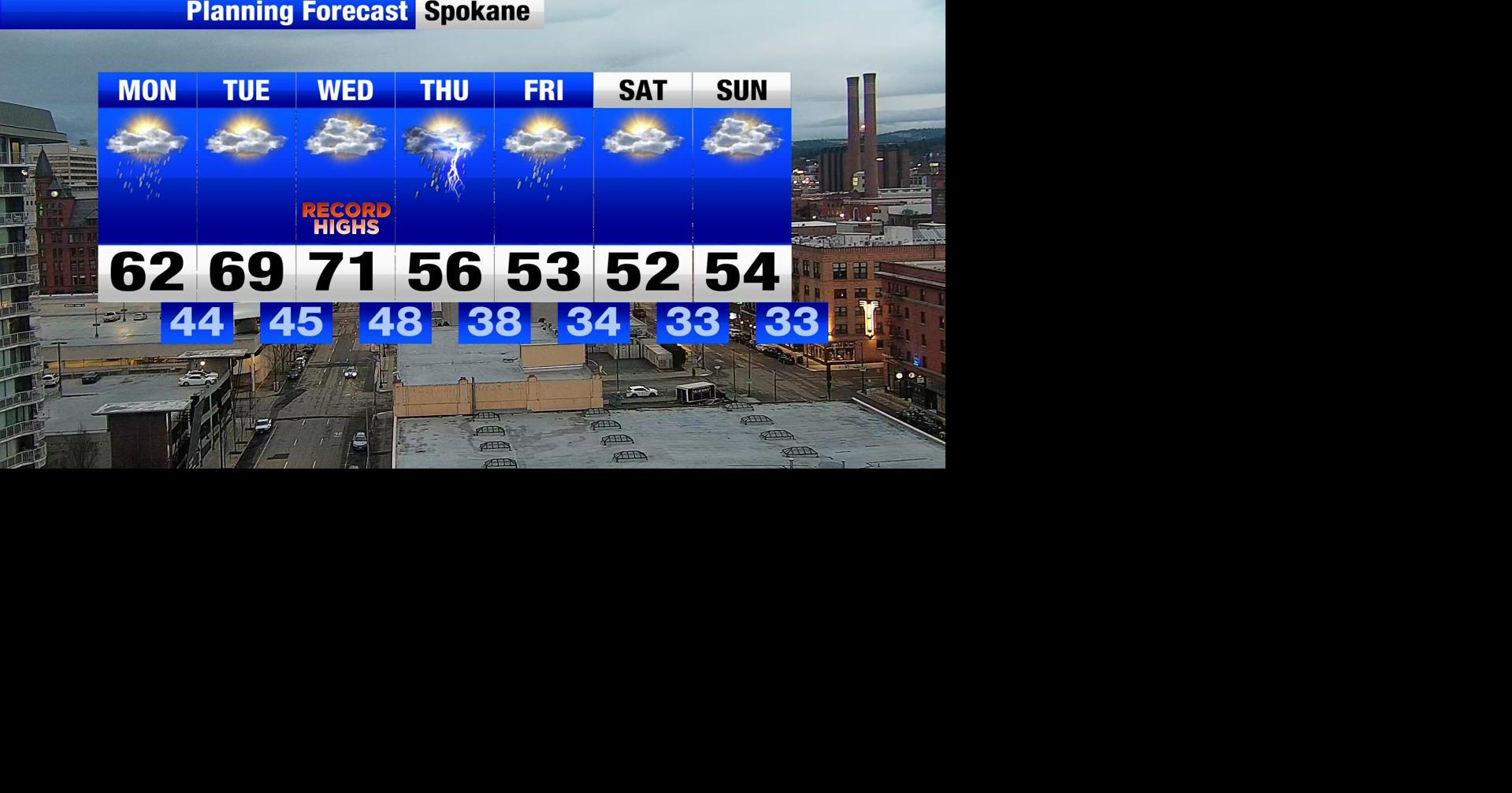An impressive warming trend will bring Spokane the warmest temperatures ...