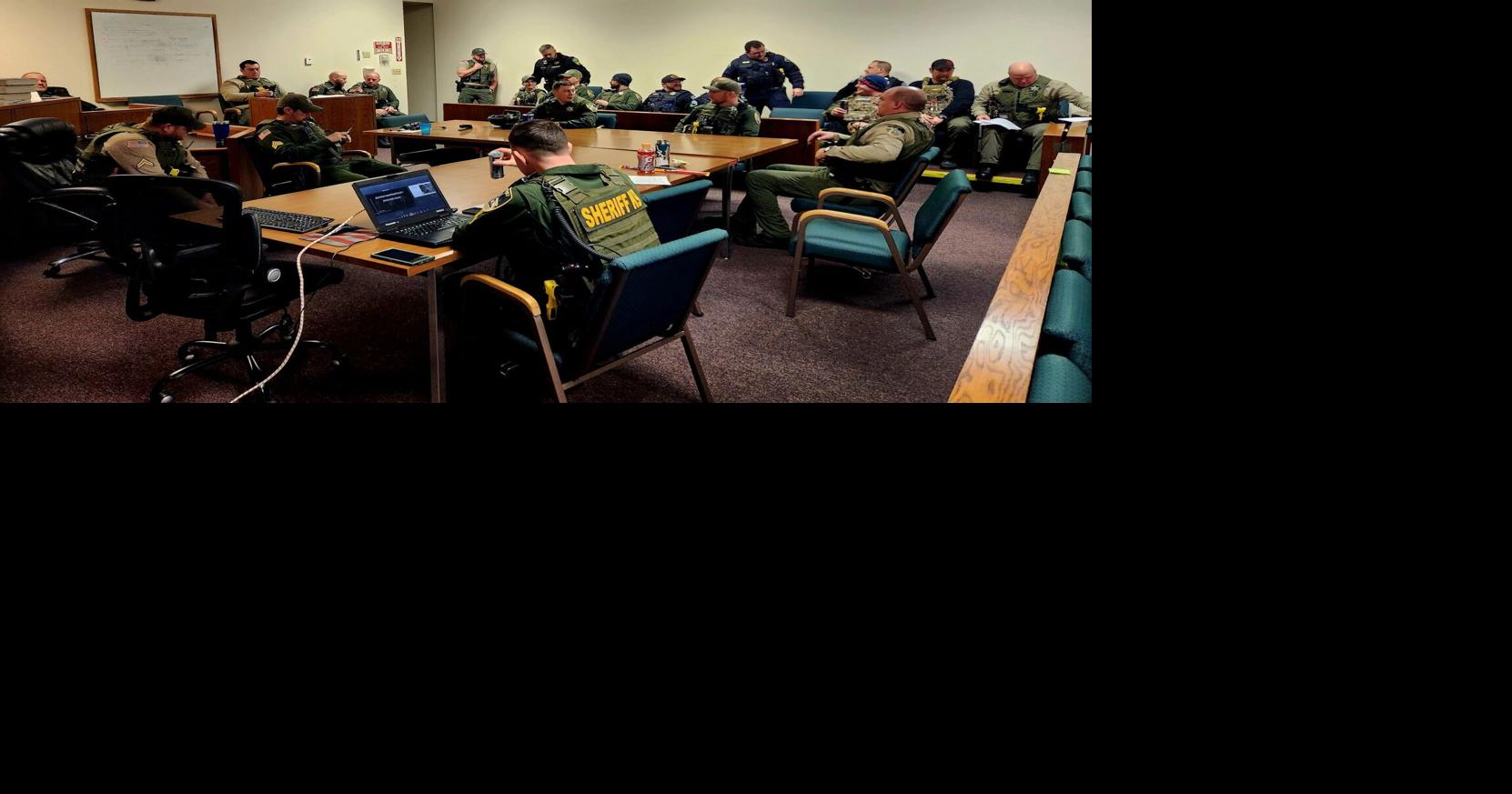 Shoshone County Sheriff's Office led the execution of a search warrant