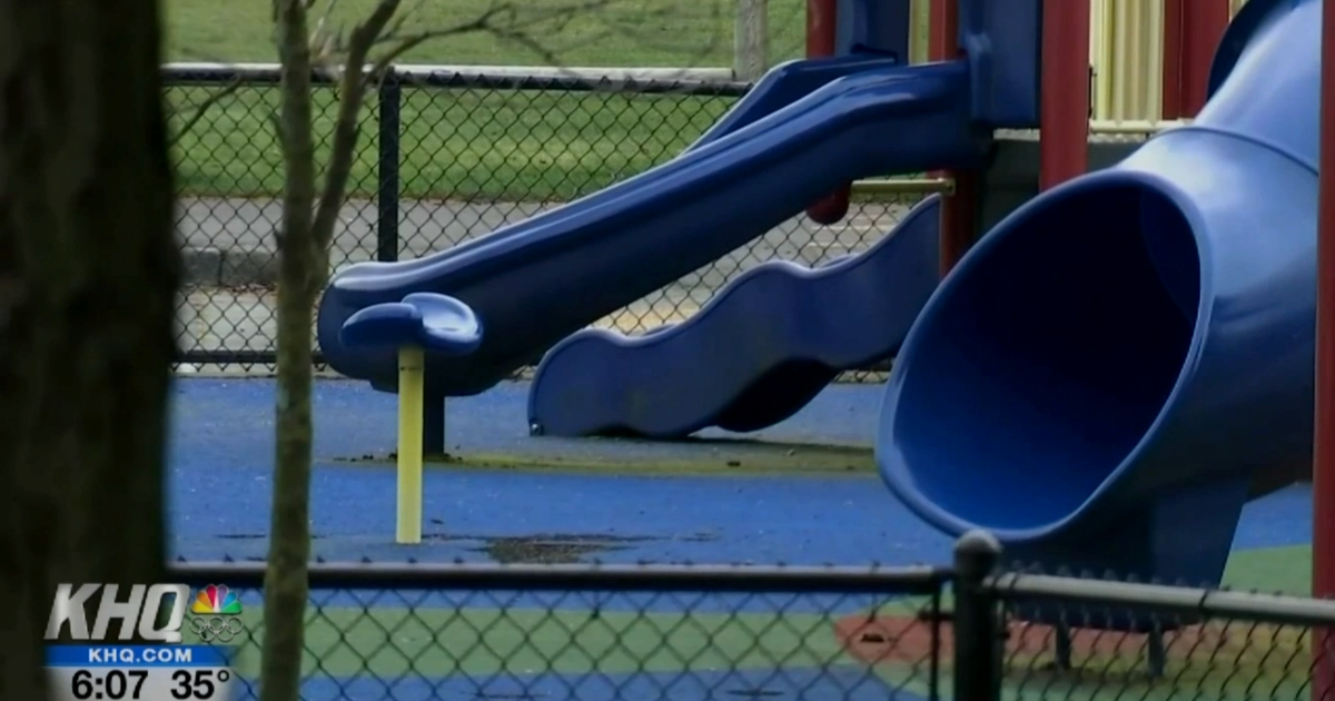 VIDEO: Child pornography found taped inside slide at Puyallup playground | Spokane News | khq.com