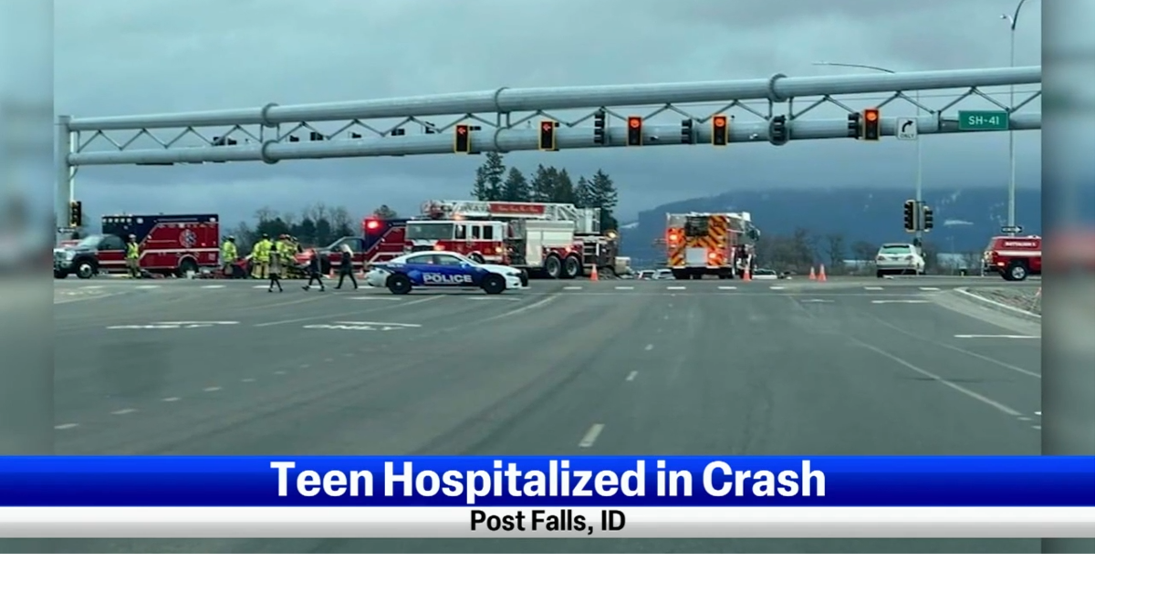 Idaho State Police investigates Post Falls crash that sent a teenager to the hospital