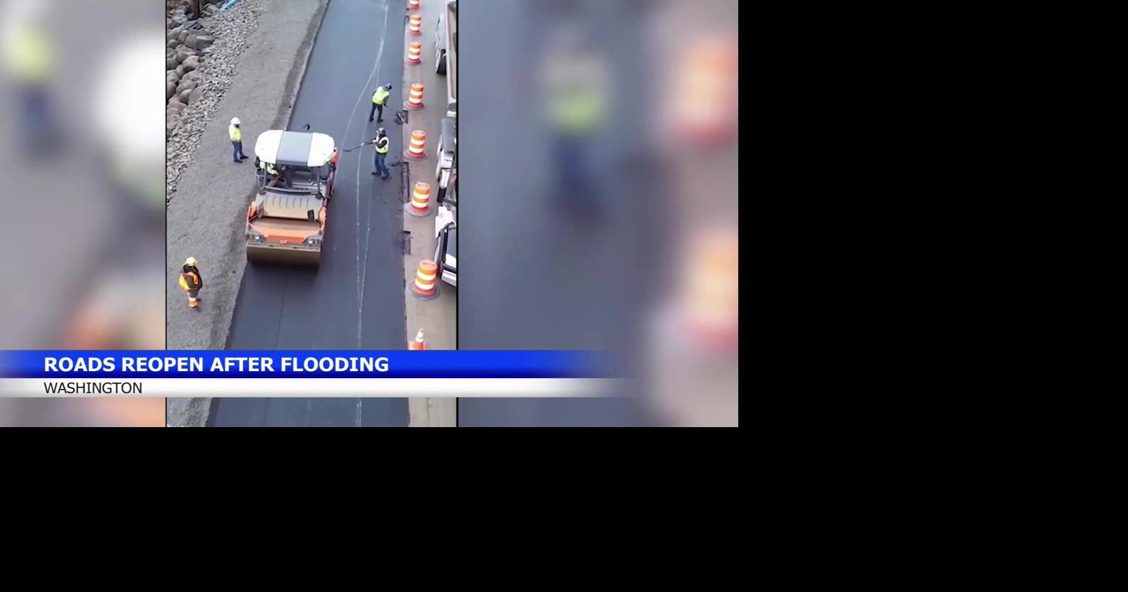 All Washington state roads damaged in December flooding reopen