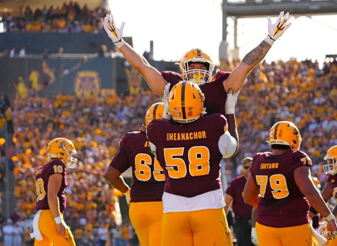 No. 21 Arizona State Survives Wild Finish To Down No. 14 BYU | National ...