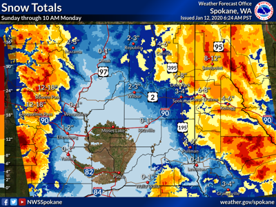 Winter Storm Round 2 Multiple Inches Of Snow Expected Sunday Blowing Drifting Snow Possible News Khq Com