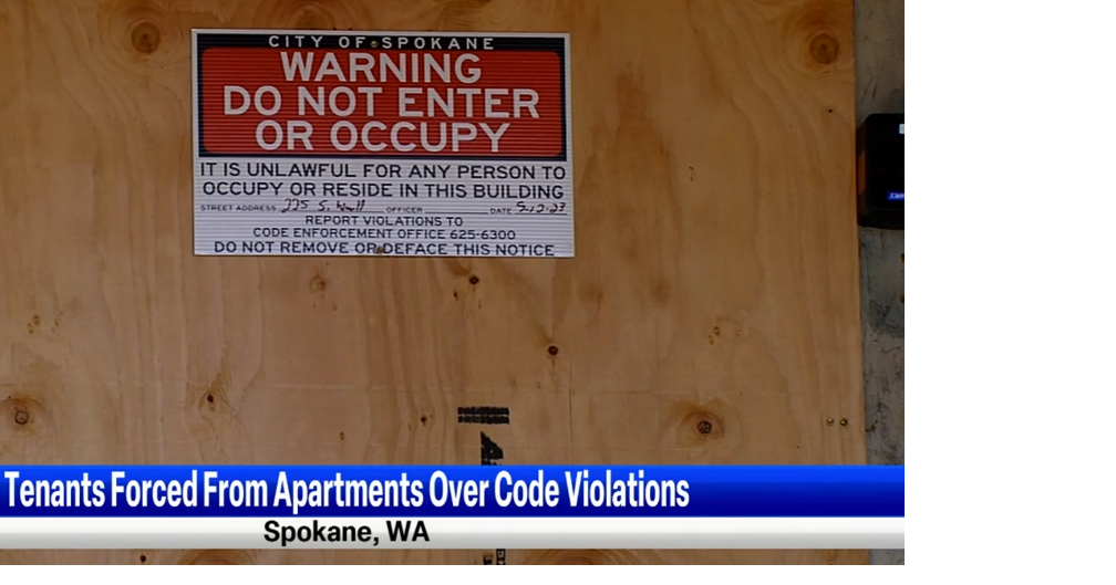 Residents at Wall Street Apartments in downtown Spokane forced to move