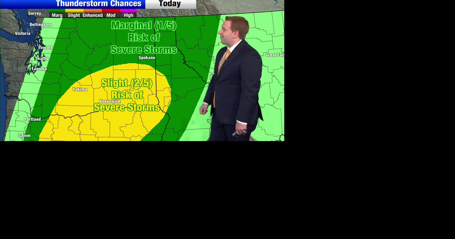 Severe storm potential and hot temperatures Thursday | Weather | khq.com