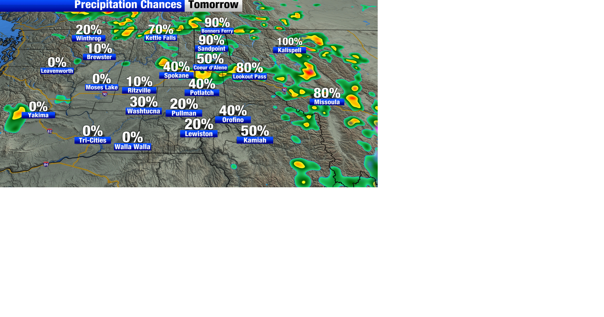Another unsettled day ahead before a warming trend starts tomorrow ...