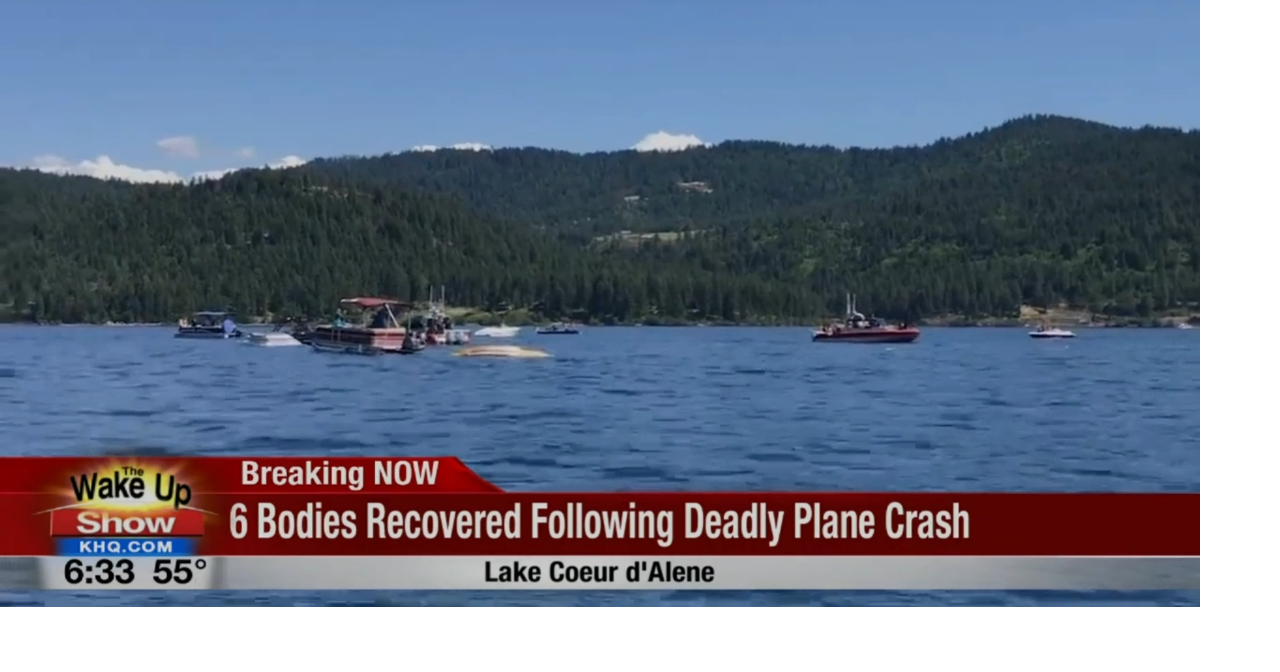 Six Bodies Recovered From Lake Coeur Dalene Plane Collision Search Efforts Continue For 