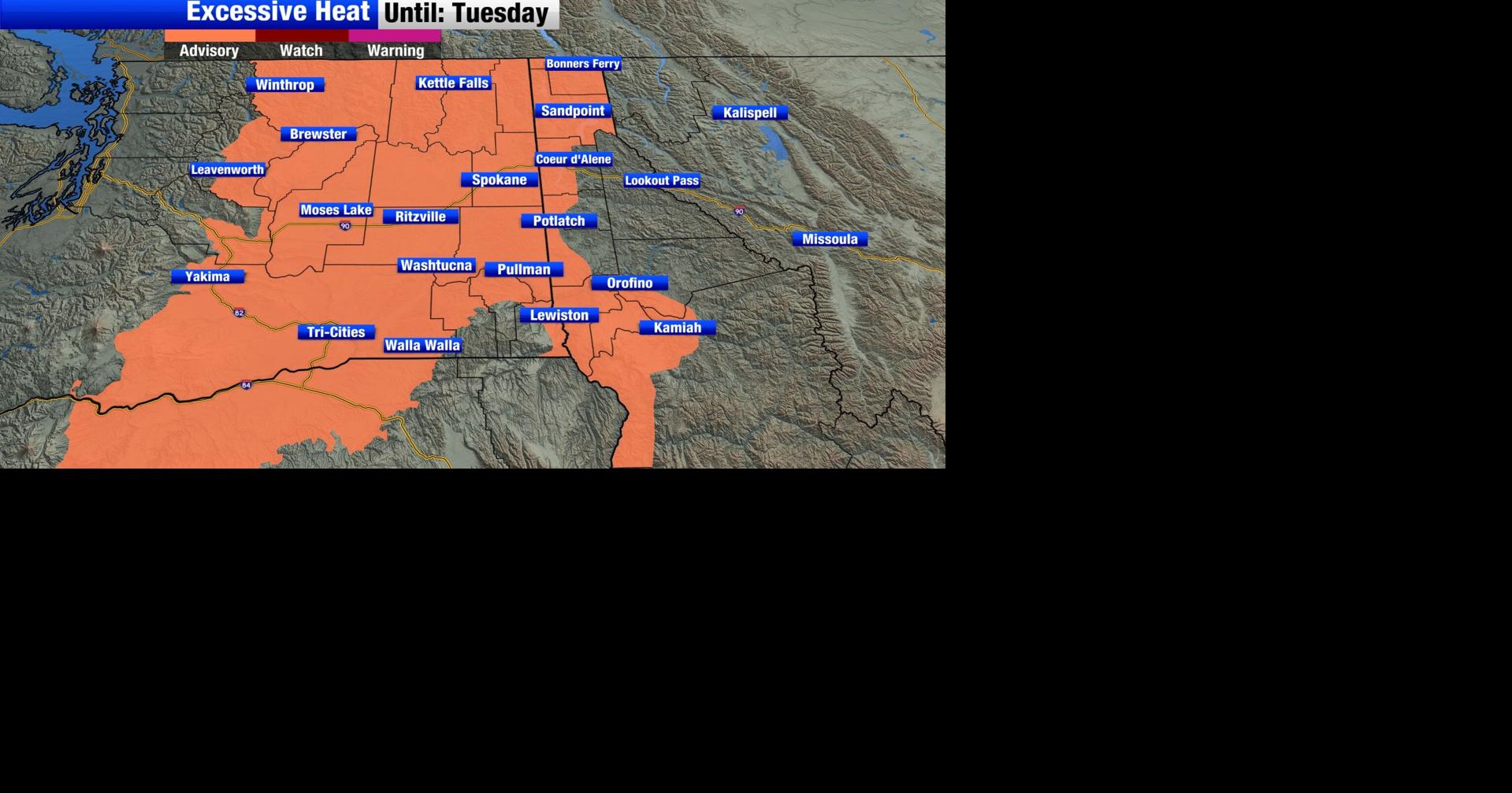 Heat Advisory begins today as temperatures jump to the 90s and 100s ...
