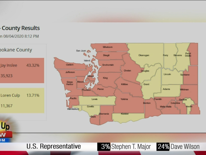 Washington state primary results, county by county hit 1 News