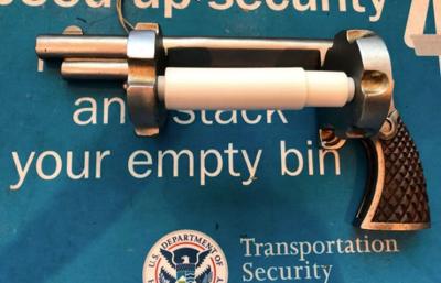 Tsa Finds Gun Shaped Toilet Paper Roller In Bag At New Jersey