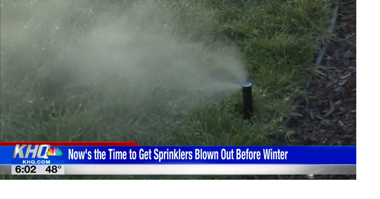 Time to get your sprinklers blown out before winter News