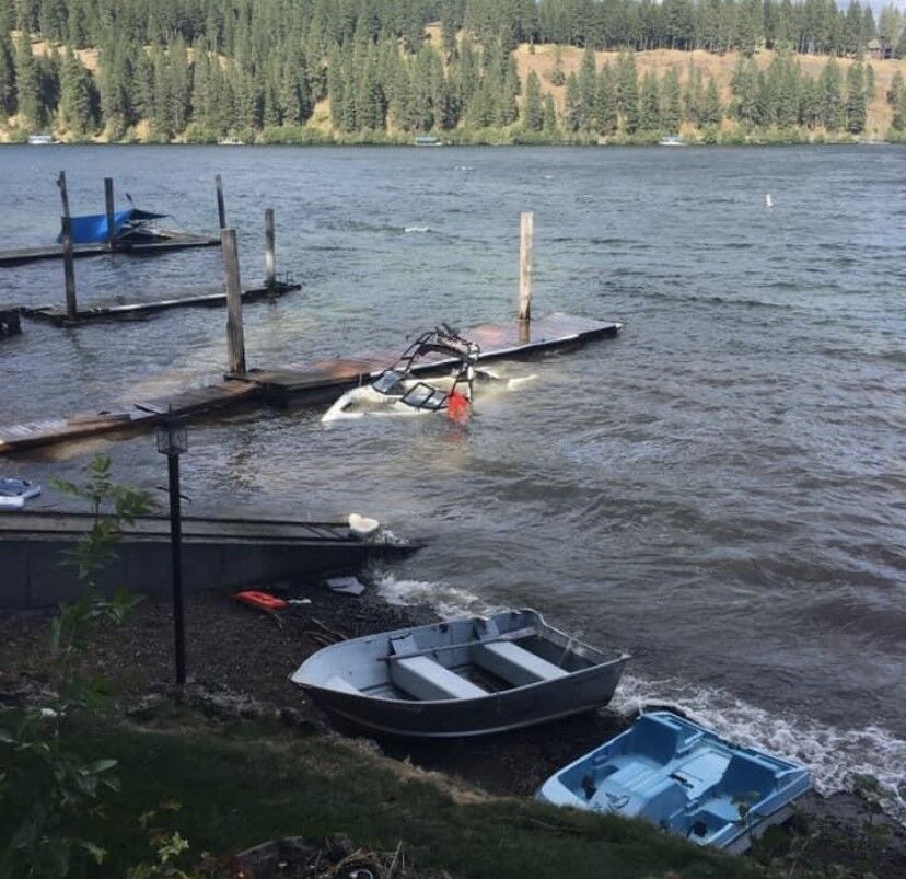Multiple boats, docks sink in North Idaho lakes during Labor Day storm Multiple boats, docks sink in North Idaho lakes during Labor Day storm