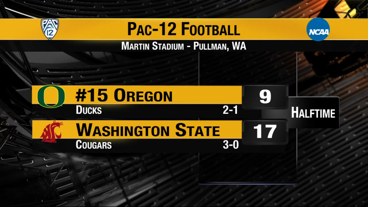 Halftime Highlights: Cougs Lead At Half Against Oregon | Spokane News ...