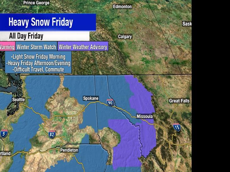 Brace Yourselves Several Inches Of Snow Expected Around Inland