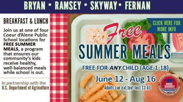 Cda Schools Program Offers Free Meals To Children During Summer - blox fruits script april
