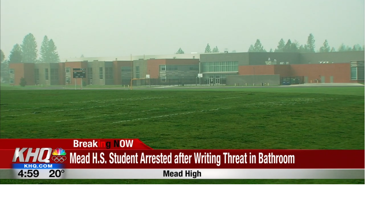 Mead High School student arrested after writing violent threat on