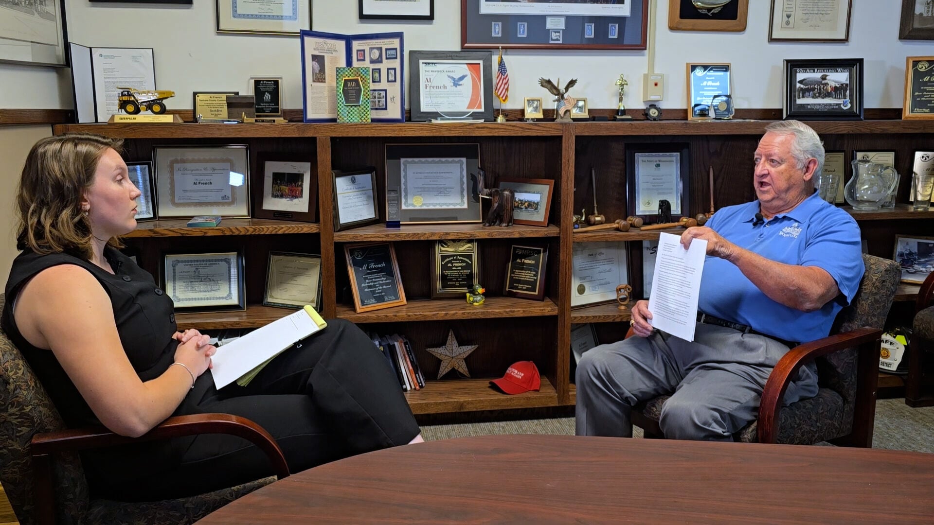 khq.com - Belle Lewis NonStop Local Reporter - Spokane County Commissioner Al French talks data center controversy