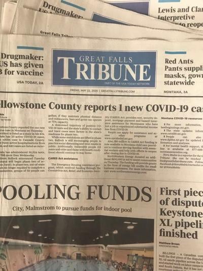 Great Falls Tribune to be printed in Helena in partnership with