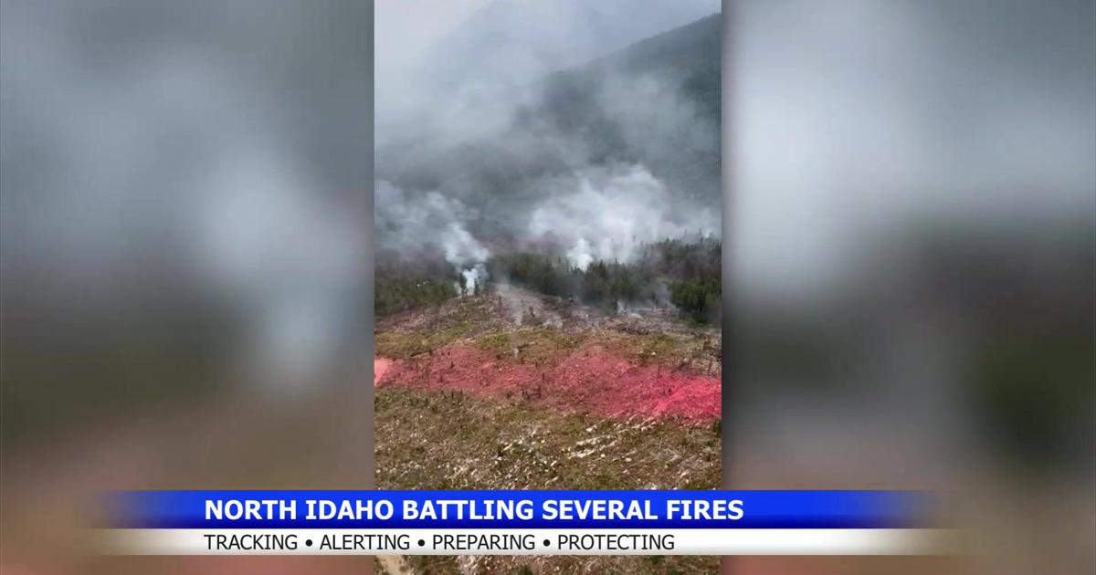 Lightning-Sparked Wildfires Blaze Across North Idaho
