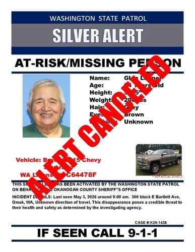 Silver Alert cancelled for missing 84-year-old Omak man | Spokane News ...