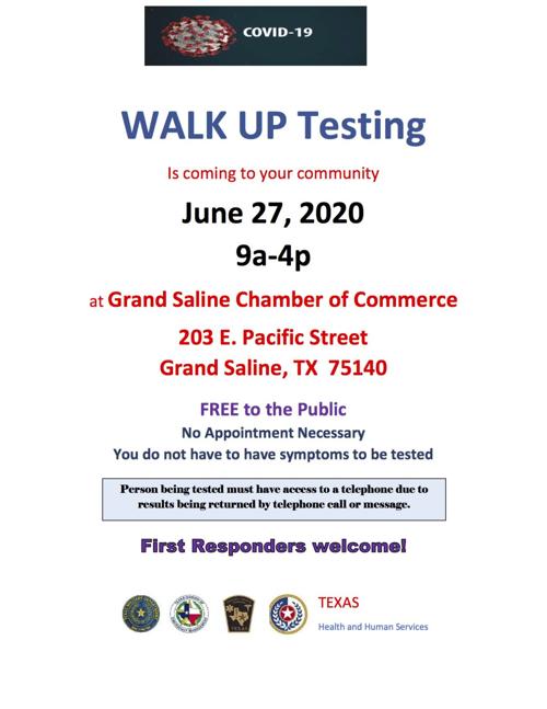June 27th Walk up Testing in Grand Saline.jpeg