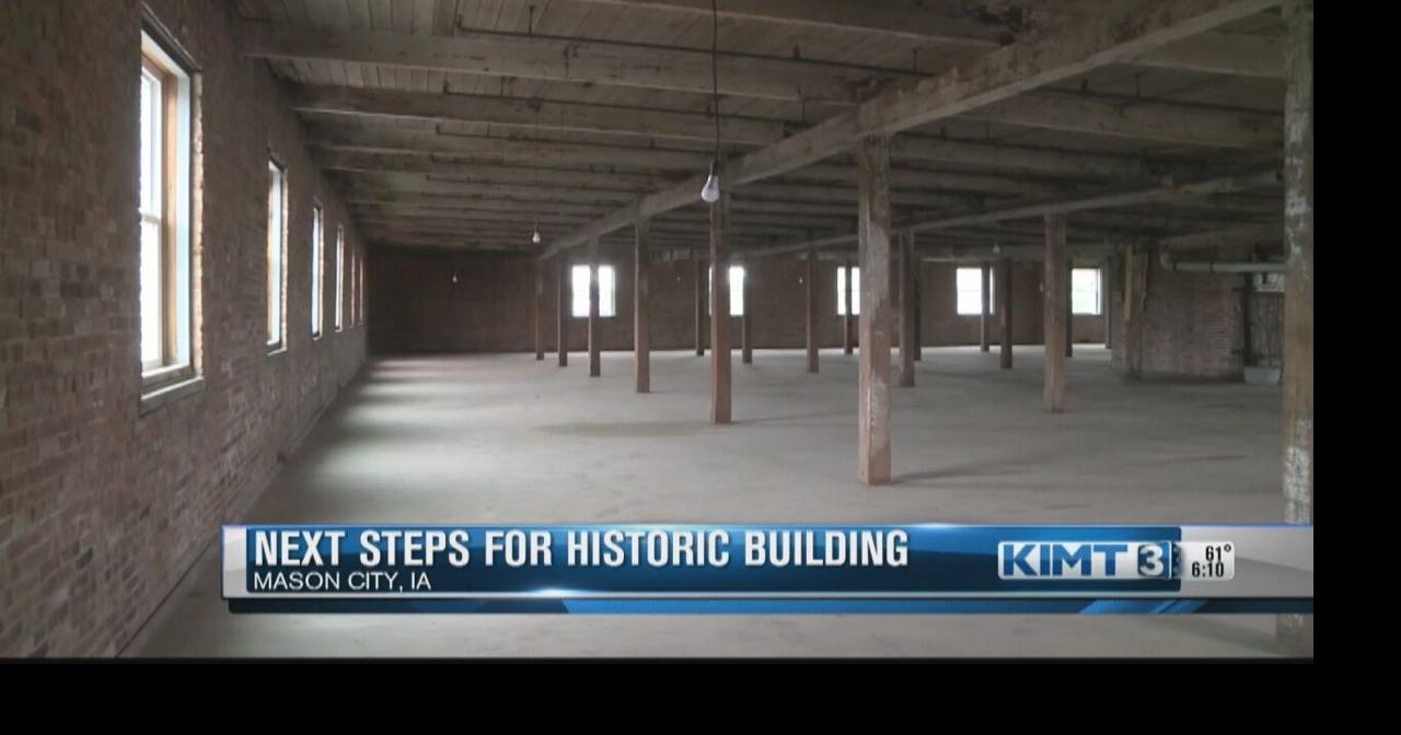 After partial roof collapse, historic Mason City building planned to be