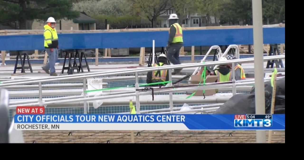 Rochester city officials tour new Soldiers Field Aquatic Center | News ...