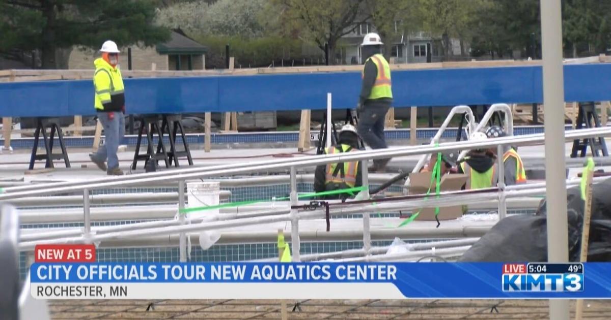 Soldier Field Pool Rochester Rochester city officials tour new Soldiers Field Aquatic Center | News ...