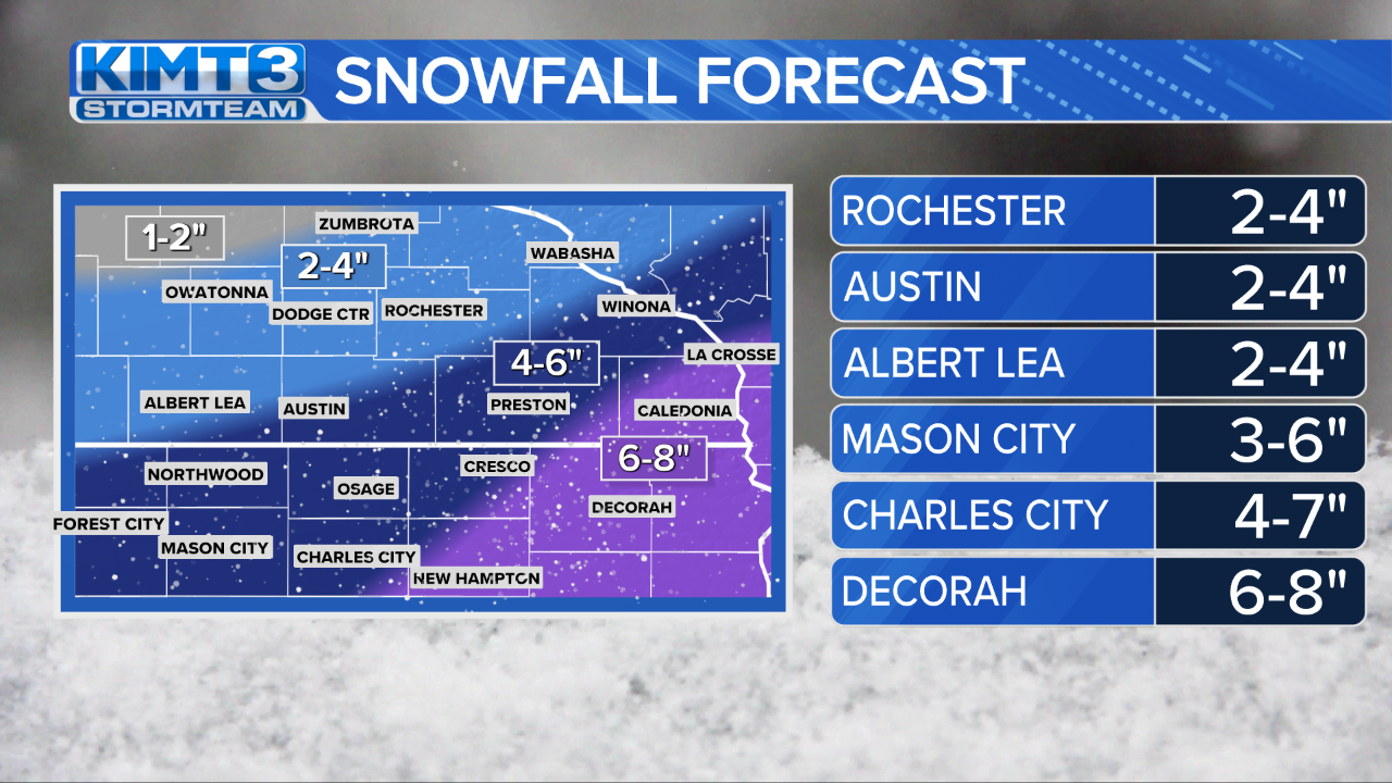 Latest Updates On The Winter Storm For Tonight And Tuesday | News ...