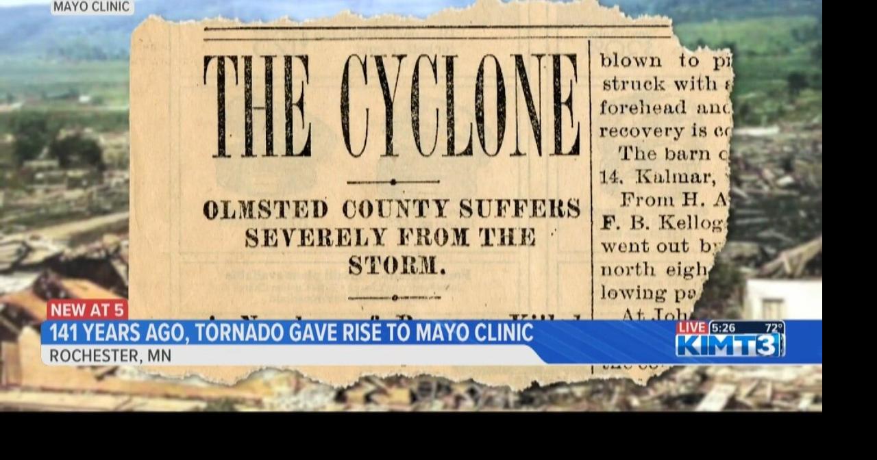 141 years ago a tornado gave rise to the start of Mayo Clinic Video