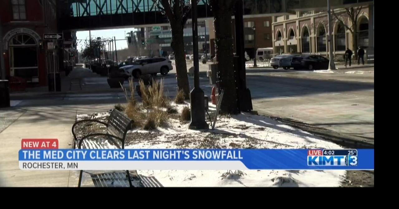 Rochester Residents Clear Out Last Night's Snowfall | News | kimt.com