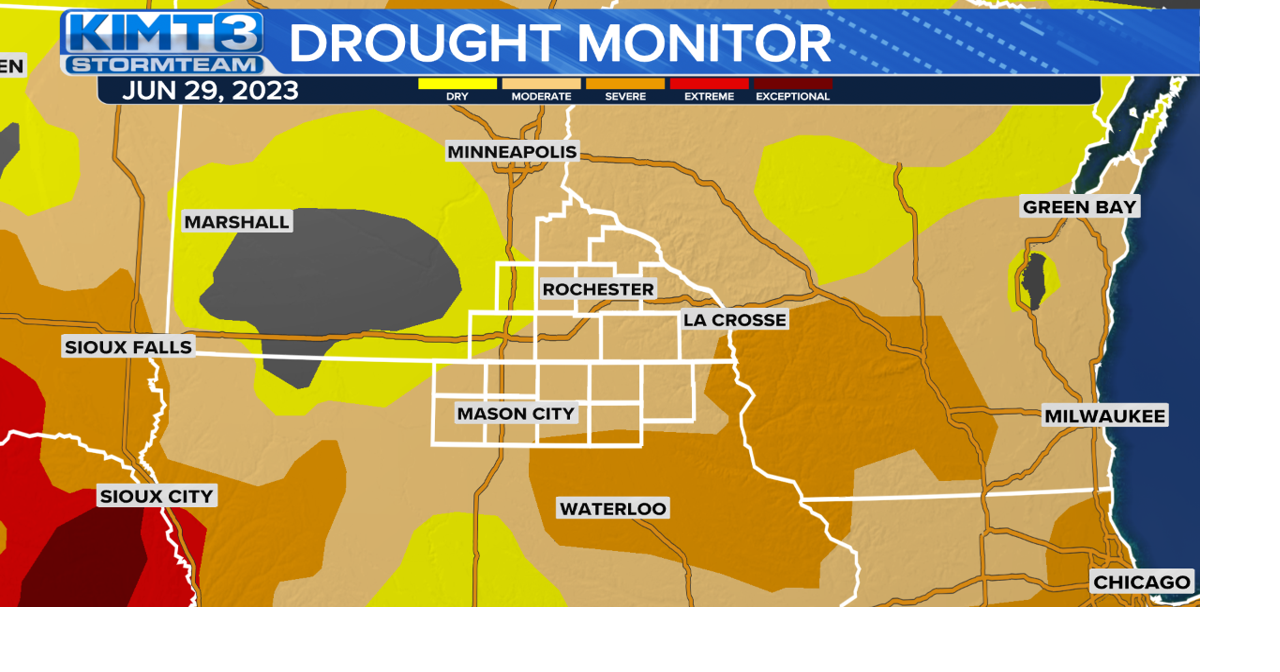Drought conditions expanding across Minnesota and Iowa | News | kimt.com