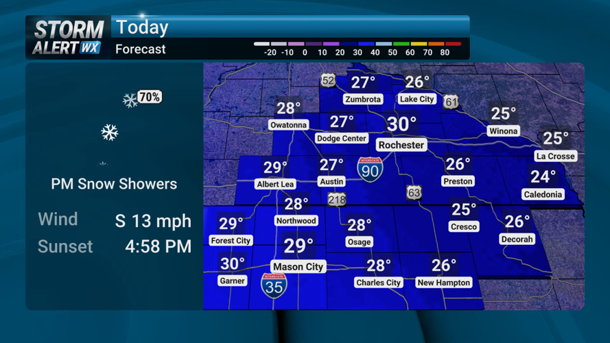 Storm Alert Wx 3: Snow arrives Thursday PM, blowing snow expected ...